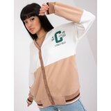 FANCY Sweatshirt-FA-BL-7621.65P-white-beige | Shoptok.si