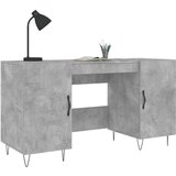  Radni stol boja betona 140 x 50 x 75 cm od konstruiranog drva | shoptok.hr