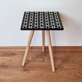 Hanah home klub sto Shp395, 35x42x35 cm, Crni | ePonuda.com