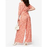 Resti Orange women's pleated set with black flowers - Clothing | Shoptok.si