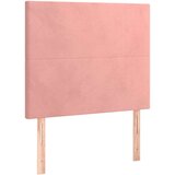  Okvir za krevet s uzglavljem ružičasti 120 x 200 cm baršunasti | shoptok.hr