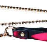  Ovratnica s povodcem, ki spreminja barvo na toploto (črna) | Shoptok.si