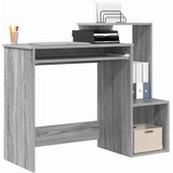  Stol s policom Siva Sonoma 106 x 41 x 88.5 cm Konstruirano drvo | shoptok.hr