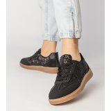 D/CEO Black sporty sneakers with chunky sole Klarris | Shoptok.si