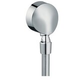 Hansgrohe FixFit Round Chrome priključak za creva sa kupastim ili cilindričnim navojem sa obe strane sa zglobnim priključkom i sa nepovratnim ventilom 27505000 | ePonuda.com