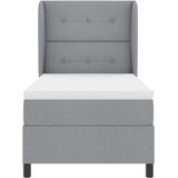  s opruga kutije Svjetlosiva 90 x 200 cm tkanina | shoptok.hr