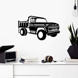 Wallity zidna dekoracija gmc truck 1962, 60 x 35 cm, crna | ePonuda.com