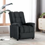  Naslanjač iz temno sivega blaga | Shoptok.si
