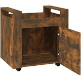 Kolica za radni stol boja dimljenog hrasta 60x45x60 cm drvena | Eponuda.com