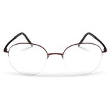  Unisex Dioptrijske naočale Silhouette Dynamic Dawn 5572 48/19 Red | shoptok.hr