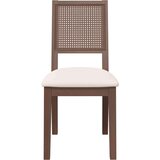  Jedilni stoli z blazinami 2 kosa Brown Solid Wood Rubber | Shoptok.si