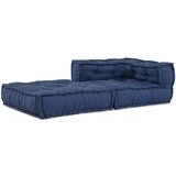 vidaXL Pouffe Indigo Bombaž 70 x 70 x 54 cm Bombažni pouffe Moderni | Shoptok.si