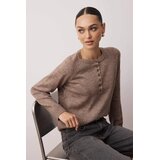 TRENDYOLMILLA ženski duks Twoaw25Kz00103, taupe-bež | Eponuda.com