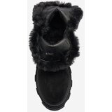Resti Black women's eco-suede boots with chain Videric - Footwear | Shoptok.si