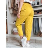 DStreet Spodnie damskie baggy GOTRENDI musztardowe | Shoptok.si