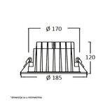 Bb Link led ugradna svetiljka 514001-6 30W | ePonuda.com