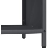  Stalak za drva za ogrjev s drvenim vrhom 100,5x35,5x40 cm | shoptok.hr
