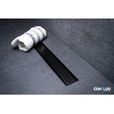 Confluo Tuš kanalica PRIMO COMPACT LINE 850 MATTE BLACK | shoptok.hr