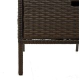  Vrtni ormarić za pohranu smeđi 55x59x80 cm od poliratana | shoptok.hr