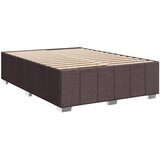  Boxspring krevet s madracem Tamno smeđa 160 x 200 cm Tkanina - Tamno smeđa 160 x 200 cm Dizajn s rombovima | shoptok.hr