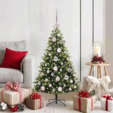 vidaXL Umjetno rasklopivo božićno drvce 150 LED-a Zelena 120 cm | shoptok.hr