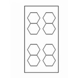 Spectra LED SVETLA HEXAGON 498W 175-265V 6500K V5 Cene