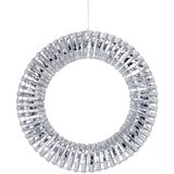  LED božićni venac 30xLED, napajanje 3xAA, prečnik 40 cm, topla bela, venac/srebrna | Eponuda.com