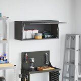  Ormar za zid u garaži Crna 80 x 33 x 35 cm Čelik s prahom | shoptok.hr