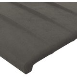  LED uzglavlje tamnosivo 160x5x118/128 cm baršunasto | shoptok.hr