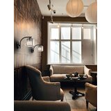 Toolight Kristalna zidna svjetiljka metalna crna APP512-1W | shoptok.hr
