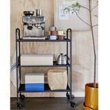 OYOY Living Design Jeklen servirni voziček na kolesih 37,5x75 cm Maki – | Shoptok.si