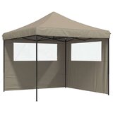Šator za svadbe - šator za zabave Sivo-smeđa 292 x 292 x 315 cm Oxford tkanina | shoptok.hr