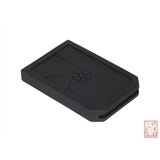 Silverstone Mobile Series MS07B, Silicone rubber resistant and flexible shell for 9.5mm 2.5 SATA HDD/SSD, Black Cene