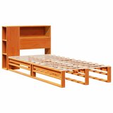  Krevet s regalom za knjige bez madraca 100x200 cm masivno drvo | shoptok.hr