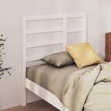  Uzglavlje za krevet bijelo 81 x 4 x 104 cm od masivne borovine Cijene
