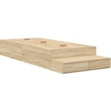 vidaXL Krevetna konstrukcija za pohranu Sonoma hrast 90x200 cm | shoptok.hr