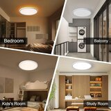 MOSSCO 2x 29 cm LED stropna luč z daljincem | Shoptok.si