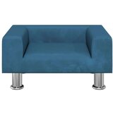 vidaXL Dječja fotelja plava 50 x 40 x 26,5 cm baršunasta | shoptok.hr