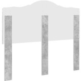  Uzglavlje s uzglavljem Betonski sivi 135 cm Konstruirano drvo | shoptok.hr