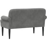  Ljubavni kauč s gumbima Tamnosiva 120 x 66 x 78 cm Baršun | Eponuda.com
