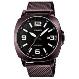 Casio Muški sat MTP-1350DD-1A, Kvarcni, Okrugli, 44 mm, Braon Cene