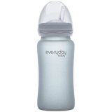 Everyday baby staklena boca sa slamkom, 240ml Healthy+, Siva Cijene