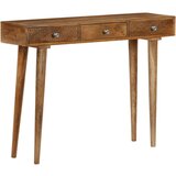  Konzolna mizica iz trdnega mangovega lesa 102x30x79 cm, (20656238) | Shoptok.si