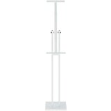  Stalci za sajmove 2 pcs Bijelo 26.5 x 26.5 x 127 cm Željezo Slike
