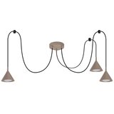 Brilagi Luster na sajli CONE TRIPLE SPIDER 3xGX53/15W/230V bež | Eponuda.com