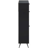  Ormar za cipele BREDA 78 x 24 x 103 cm Konstruirano drvo Crna | shoptok.hr
