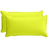  Jastuk s jastukom HOUTEN 2 kom. Svijetlo zelena. Poliester - Svjetlozelena 40 x 70 cm 2 | shoptok.hr
