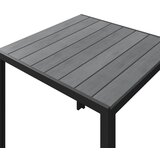 Ambia Garden VRTNA MIZA kovina, umetna masa siva, temno siva | Shoptok.si