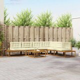  Set vanjskih sofa 7 Komad Prirodna i krem | shoptok.hr