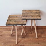 Hanah home 2Shp344 - brown brown nesting table (2 pieces) | ePonuda.com